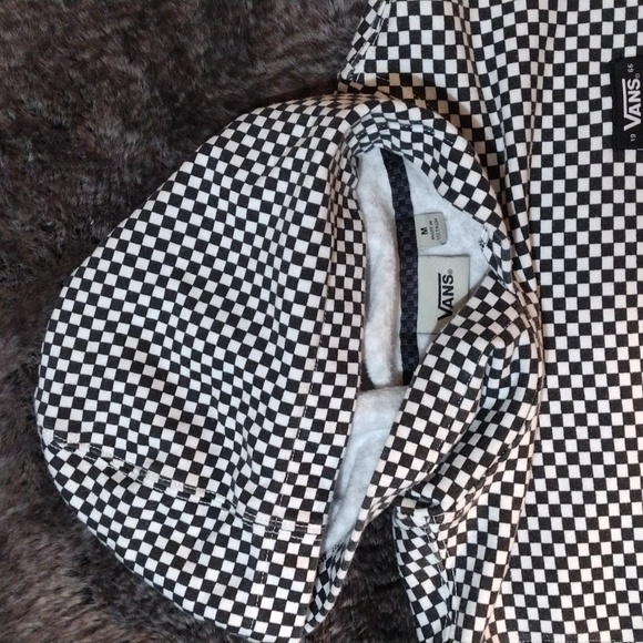 Vans Off The Wall Chckered Hoodie M - Picture 3 of 4